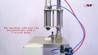 SemiAutomatic Perfume Pump Crimping Unit [upl. by Cicely]