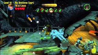 Lego Pirates of the Caribbean Level 14 The Brethren Court  Story Walkthrough  HTG [upl. by Oneill422]