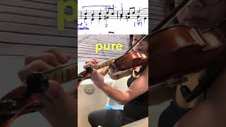 How I practice intonation in Bach Fugues violin violinist violino  Lynn Kuo [upl. by Aiekam]