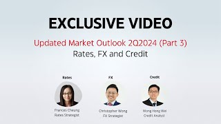 Updated Market Outlook 2Q2024 Part 3  Rates FX amp Credit [upl. by Nnylaj253]