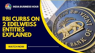 RBI Imposes Business Restrictions On 2 Edelweiss Entities [upl. by Cris]