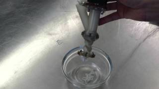 thick puree moineau extruder test [upl. by Aihsikal]