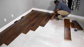 How to Install Laminate Flooring for beginners [upl. by Vanhook]