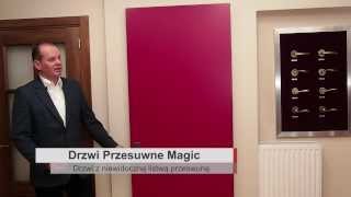 Drzwi przesuwne z niewidocznym systemem przesuwnym  Drzwi Magic [upl. by Zara]