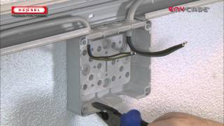 DKKabelkanal und Rohrinstallation  Cable trunking and conduit installation [upl. by Ahsitul]