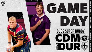 LIVE BUCS SUPER RUGBY  Cardiff Met vs Durham [upl. by Nyrret634]