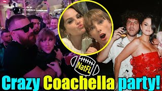 OMG Travis Kelce amp Taylor Swift attend Selena Gomezs SECRET Coachella party [upl. by Partridge]