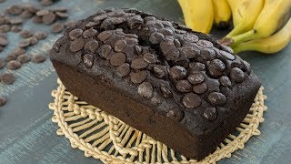 Moist Chocolate Banana Bread Recipe [upl. by Llib]