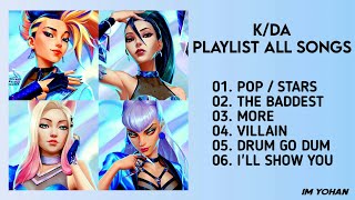 KDA  PLAYLIST ALL SONGS 2020 [upl. by Assirrem]