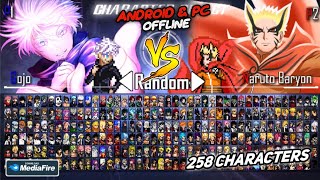 BEST‼️ANIME MUGEN V3  258 Characters ANDROID amp PC Offline [upl. by Giorgi365]