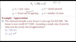 Lesson 88  Appreciation and Depreciation [upl. by Ardua]