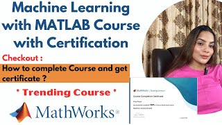 Machine Learning MATLAB Training Free Course with Certificate – Matlab Academy Mathworks [upl. by Ainig]