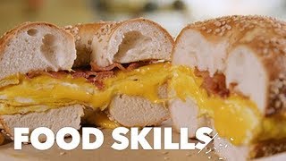 How New York Bagels Are Made  Food Skills [upl. by Aileen174]