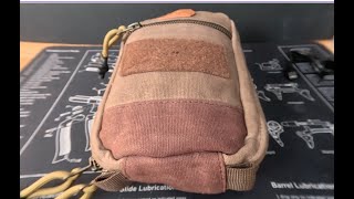 The Roaring Fire Smolder Waxed Canvas EDC Pouch Review [upl. by Eletnahs]