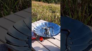 Windproof Mini Camping Stove  Backpackers Stove shorts [upl. by Sirovart]