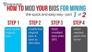 BtR  How to mod and flash your AMD GPUs bios for mining [upl. by Anairb]