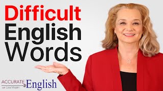 Difficult English Words  pronunciation lesson  dropped syllables  Accurate English [upl. by Ripley354]