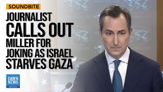 Matt Lee call out Miller for joking as Israel starves Gaza  Dawn News English [upl. by Freyah]