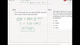 How to Solve New SAT Percent Word Problems  Mastering Percent of X Questions [upl. by Schaaff]