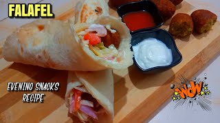 Falafel Recipe  cook with comali baba baskar’s falafel wrap recipe  How To Made Falafel at Home [upl. by Sievert]