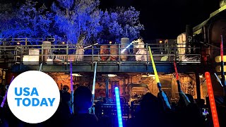 Disney treats MakeAWish kids to unforgettable Star Wars adventure  USA TODAY [upl. by Ikairik]