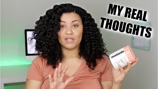 HONEST MELANIN HAIR CARE REVIEW [upl. by Adla]