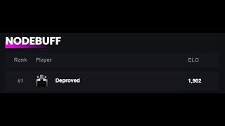 fighting the 1 nodebuff player deproved [upl. by Anitnatsnok]