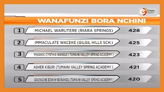 Wanafunzi bora nchini katika mtihani wa KCPE 2023 [upl. by Blas]