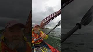 Kayaking beneath the incredible Forth Bridge seakayaking scotland [upl. by Arykat592]