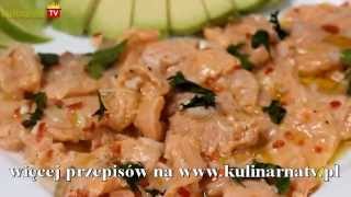 Ceviche z łososia [upl. by Eenafit]