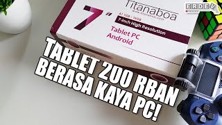 BELI TABLET MURAH BERASA KAYA PC  Unboxing amp Review Titanaboa A1 Tablet PC Android [upl. by Tugman]