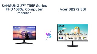 🔥 Samsung vs Acer Battle of the 27inch Monitors 🖥️🔁💥 [upl. by Kucik]