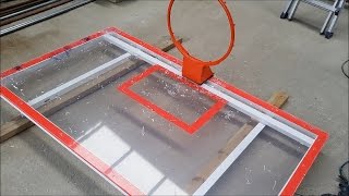 Make Basketball Backboard [upl. by Idnarb]