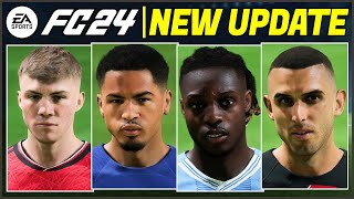 EA SPORTS FC 24 NEWS  ALL 100 NEW REAL FACES IN TITLE UPDATE 11 [upl. by Dillon429]