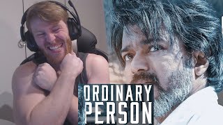 LEO  Ordinary Person Lyric • Reaction By Foreigner  Thalapathy Vijay x Anirudh Ravichander [upl. by Nonnahc]