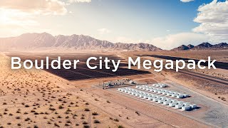 Tesla Megapack  Boulder City NV [upl. by Ynaittirb493]