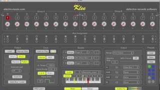 Software Klee Step Sequencer v2  Scale amp Chord Demo [upl. by Dyanna]