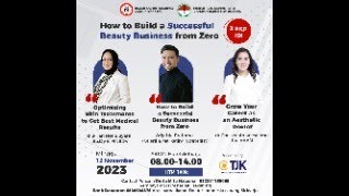 Seminar Ilmiah IDI Cabang Sidoarjo quotHow To Build A Successful Beauty Business From Zeroquot [upl. by Anestassia]