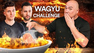 Cook a WAGYU Steak with NO Equipment [upl. by Publius]