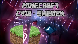 Beat Saber EXPERT Minecraft  C418Sweden Remix FULL COMBO [upl. by Rehpatsirhc]