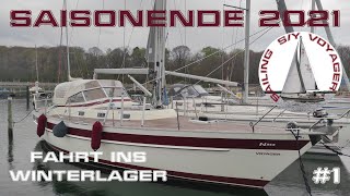 1 Saisonende auf der Ostsee 2021  Wir segeln ins Winterlager von Sønderborg DK nach Kiel [upl. by Vance680]