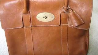 Mulberry Bayswater bag in oak  review and what fits inside [upl. by Blatman]