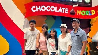 Hershey park part 2 Bonding  water parkChocolate factory tour [upl. by Led]