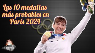 Las 10 medallas más probables de España en París 2024 [upl. by Gregson]