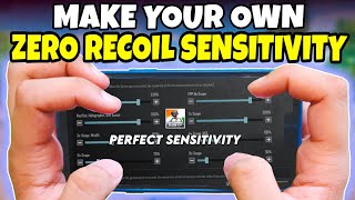 How to make your own Sensitivity  Best Zero Recoil Sensitivity for BGMI  Sensitivity Settings Code [upl. by Giuseppe]