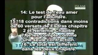 22 erreurs dans la Bible en 2 minutes 30 Zakir Naik algeriemaroctunisiejesusislam [upl. by Sirrot]