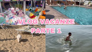 VLOG VACANZE AL MARE PT 1 [upl. by Yelnek]