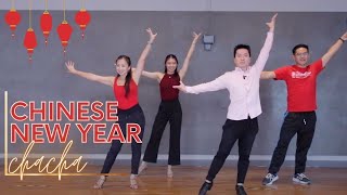 Fun Chinese New Year Cha Cha Dance with TDA [upl. by Nyrad]