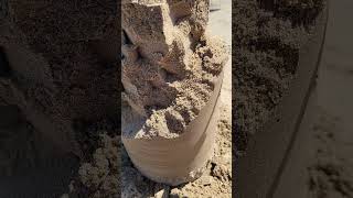 sandcastles are easy  How to build a sandcastle staircase [upl. by Pfeffer]