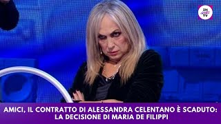 Amici il contratto di Alessandra Celentano è scaduto la decisione di Maria De Filippi [upl. by Vladimar]